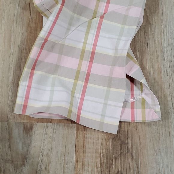 🔹️Ann Taylor Pink Plaid Capri Pants Size 8/29 - Picture 8 of 10